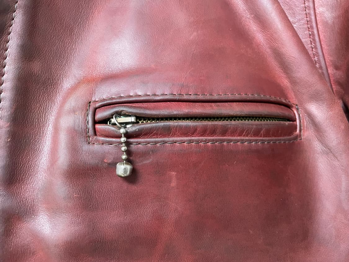 에어로레더 하이웨이맨 40 버건디 크롬악셀 상품이미지6