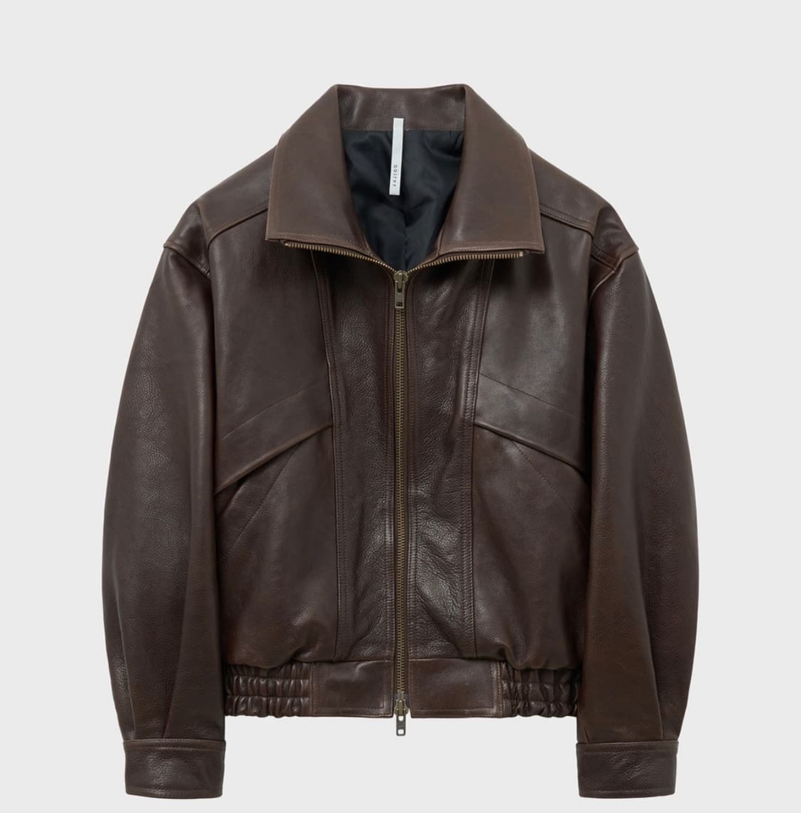 노이어 카우 레더 하이넥 블루종 상품이미지2