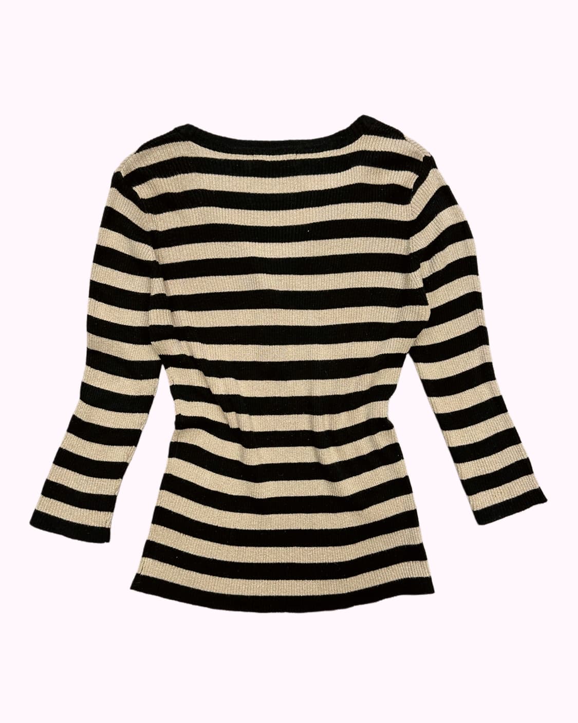 stripe button ribbed t-shirt 상품이미지4