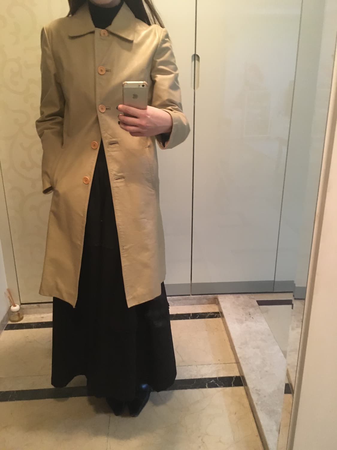 ALBO QUATTRO_ cowhide long jacket 상품이미지3