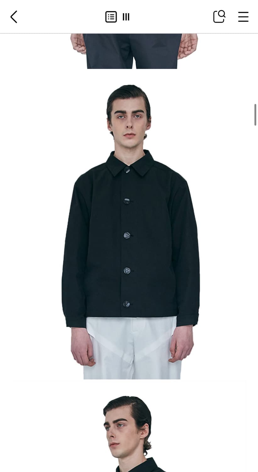 (OS) aieul 아이엘 cntr 자켓 블랙 상품이미지1