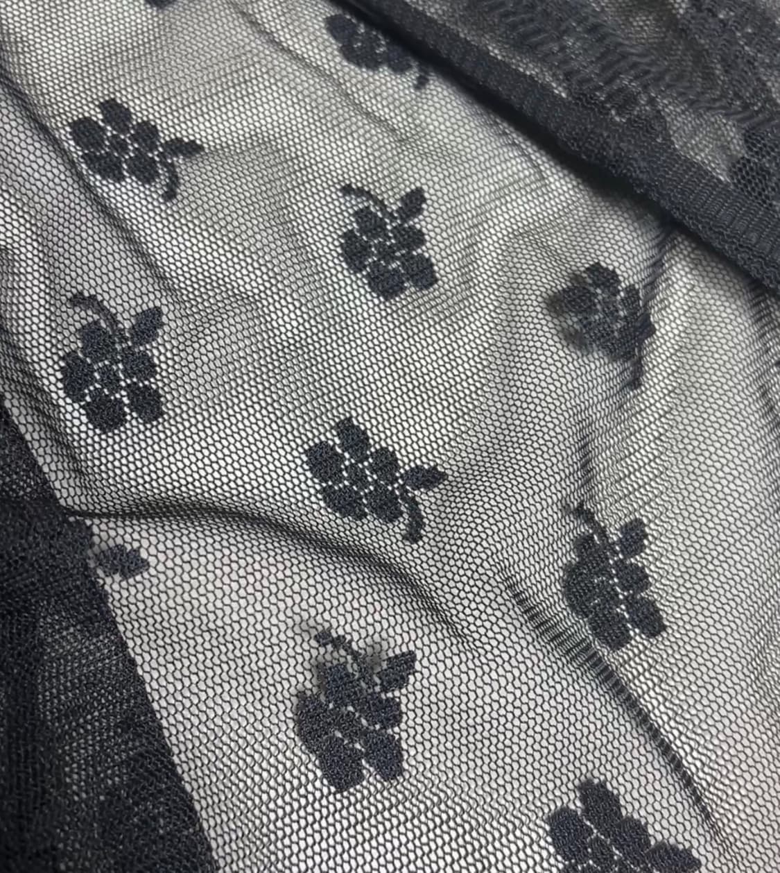일본 빈티지 시스루 장미 가디건 상품이미지2