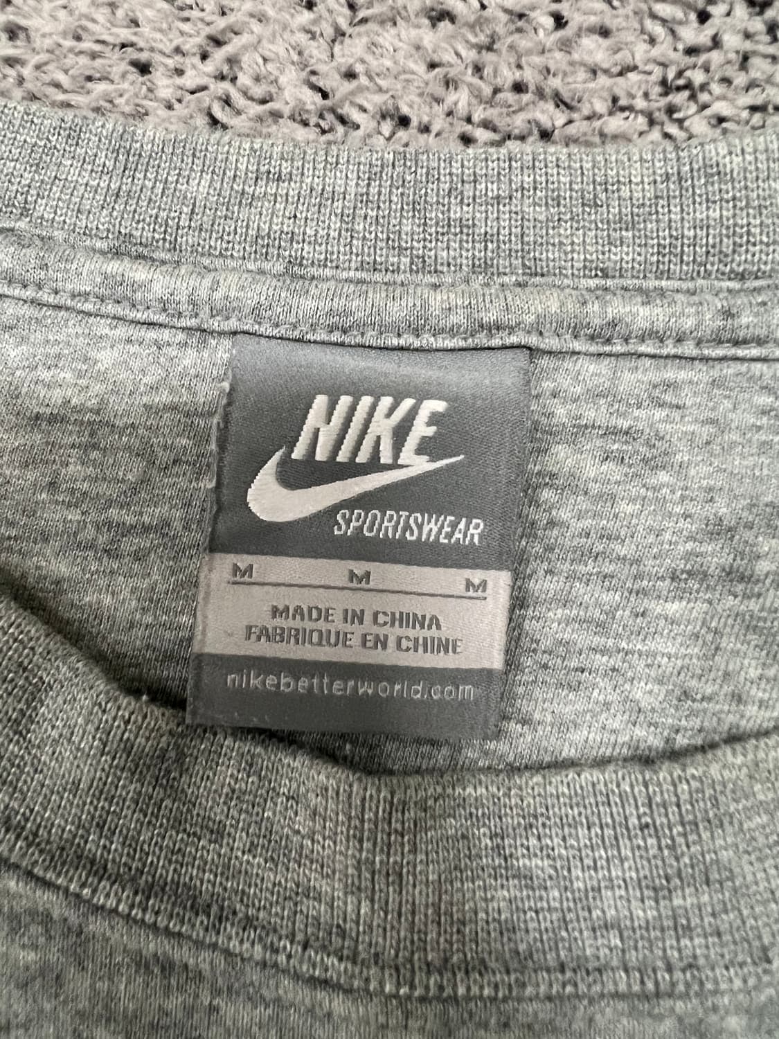 (M) 나이키 AIR FORCE1 올드스쿨 맨투맨 상품이미지3