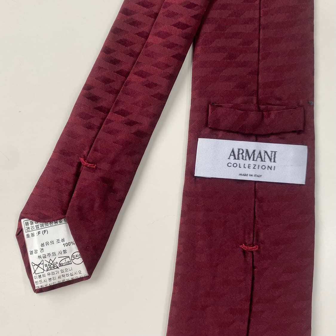 알마니 넥타이(ARMANI) 정품 명품 7.6cm 상품이미지5