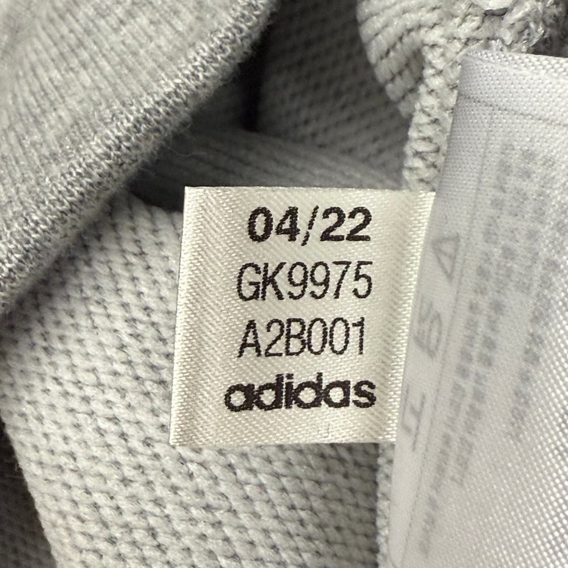 아디다스 회검 코튼 면 져지 트랙탑  상품이미지7