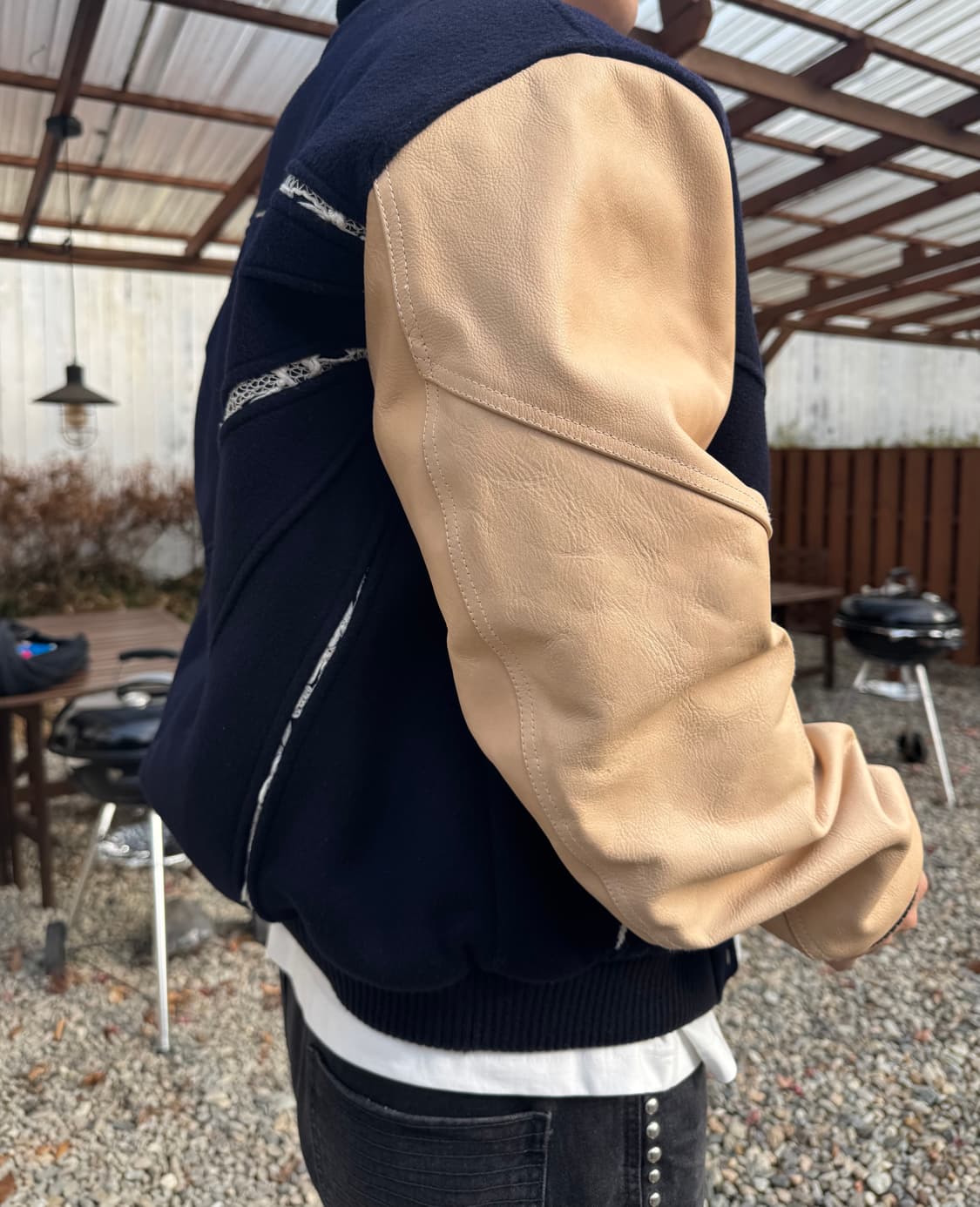 [L] XLIM EP.06 03 JACKET NAVY 바시티자켓 상품이미지10