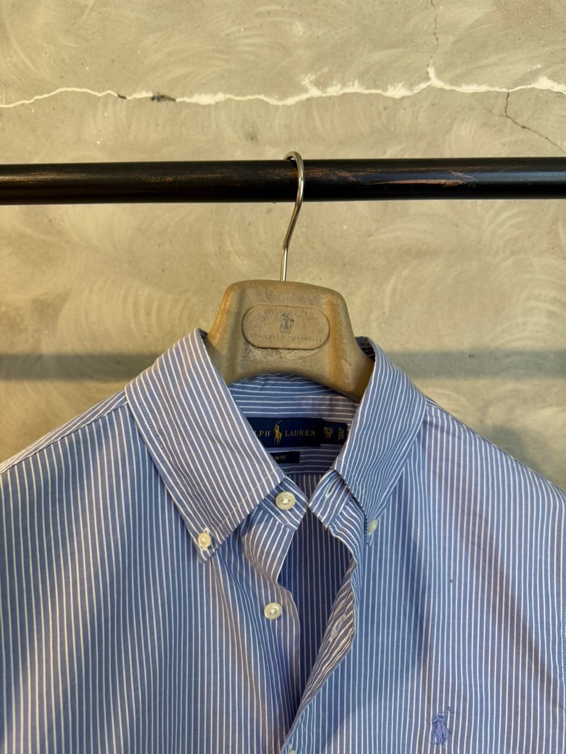 폴로 랄프로렌 버튼다운 셔츠 슬림100 상품이미지3