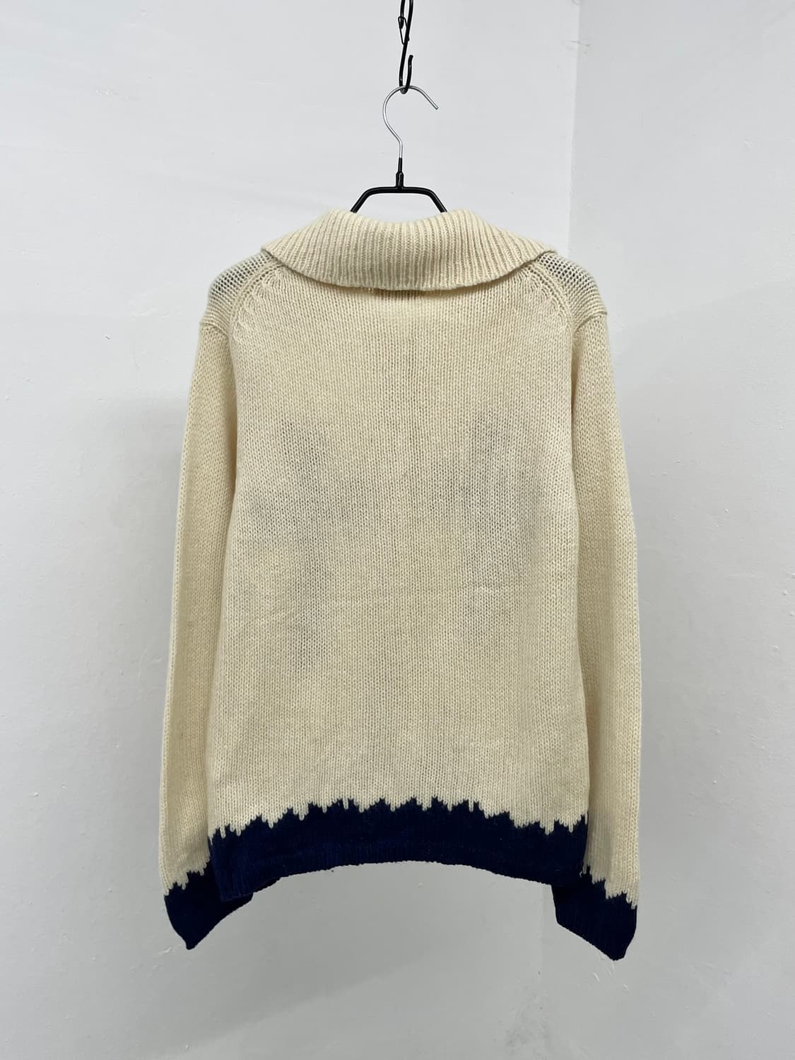 울 노르딕 포켓 니트 집업 상품이미지7