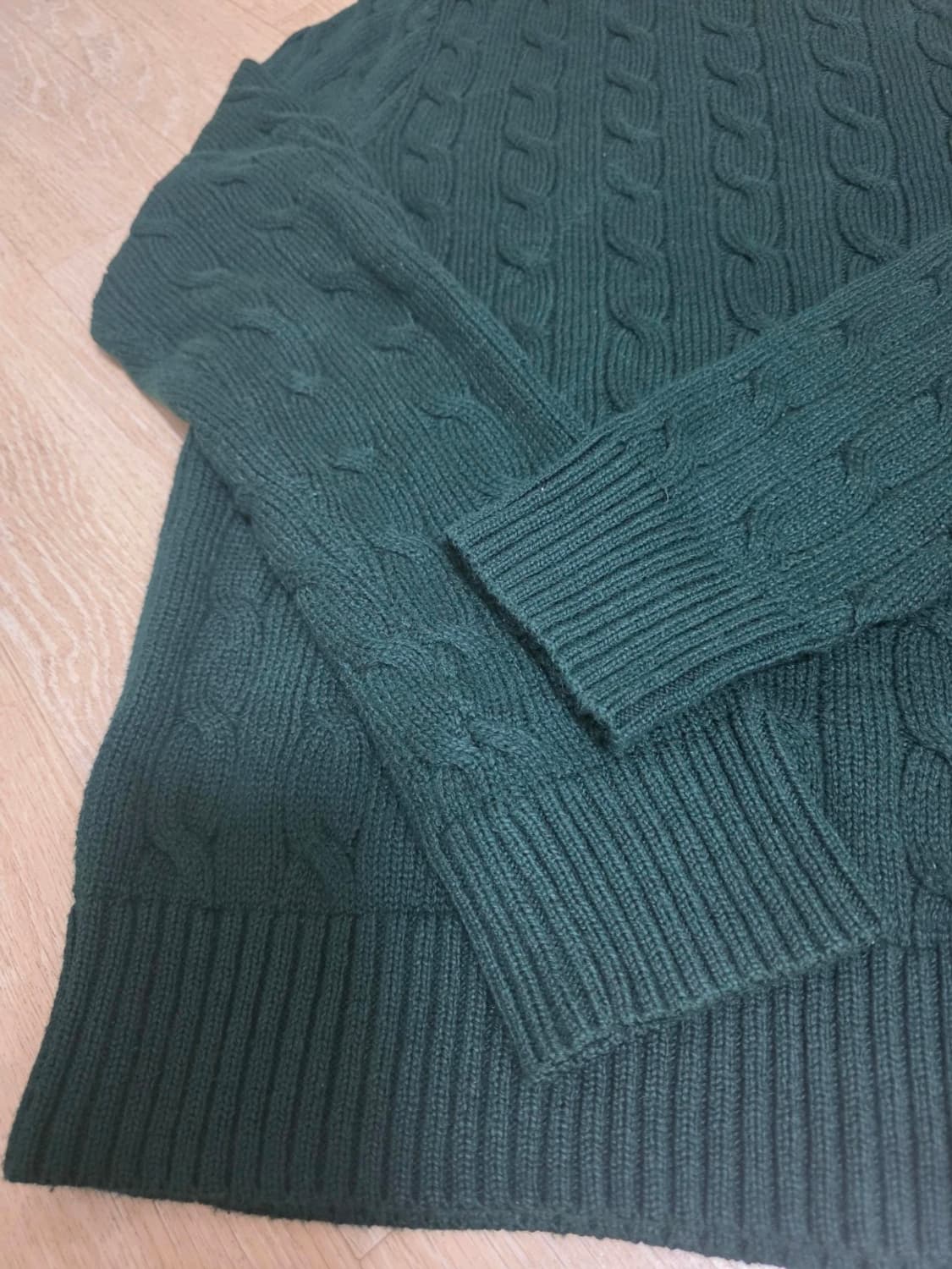 폴로랄프로렌 케이블 니트 그린 M 상품이미지5