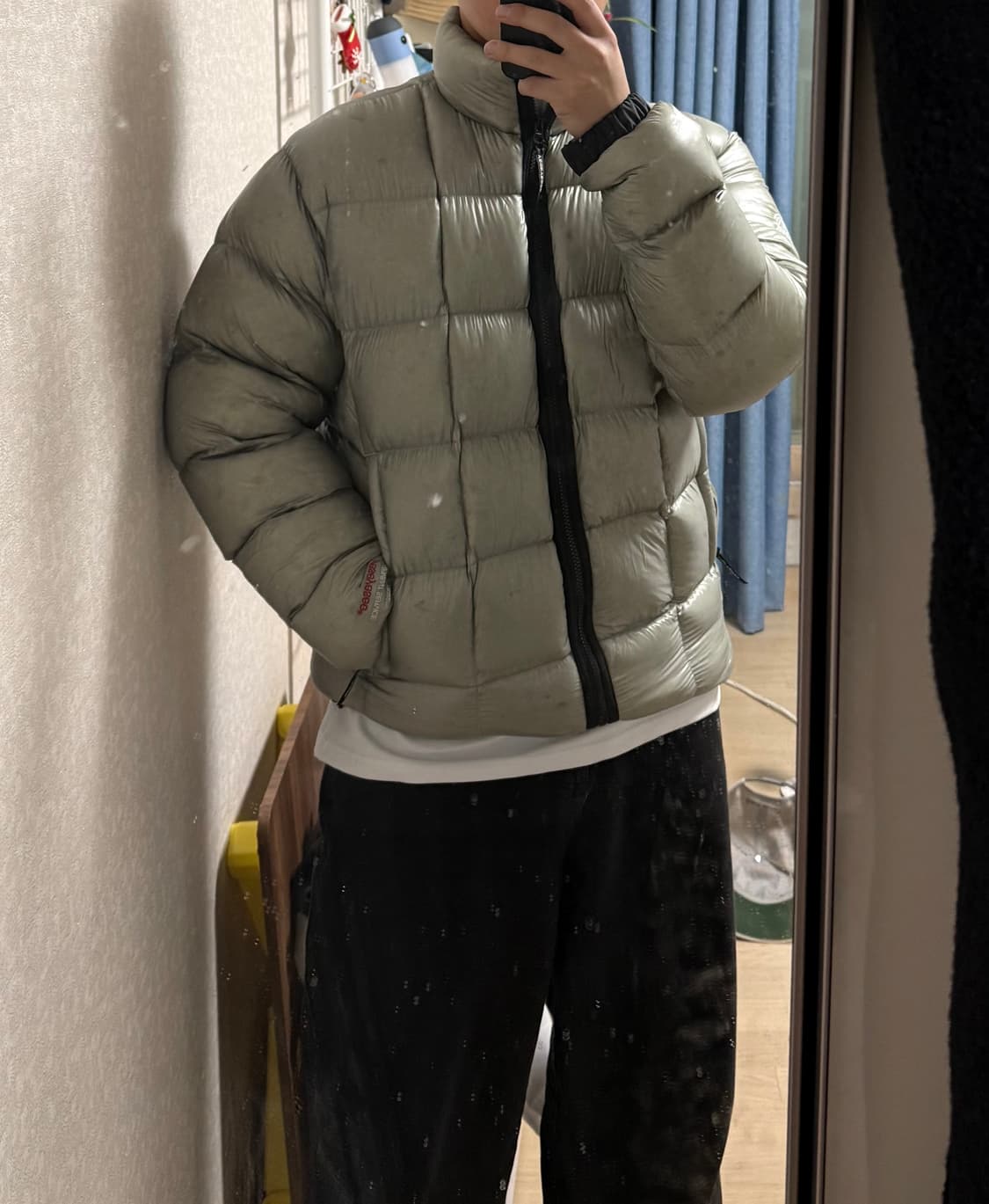 예스아이씨 올마이티 구스 다운 카키 L 상품이미지8