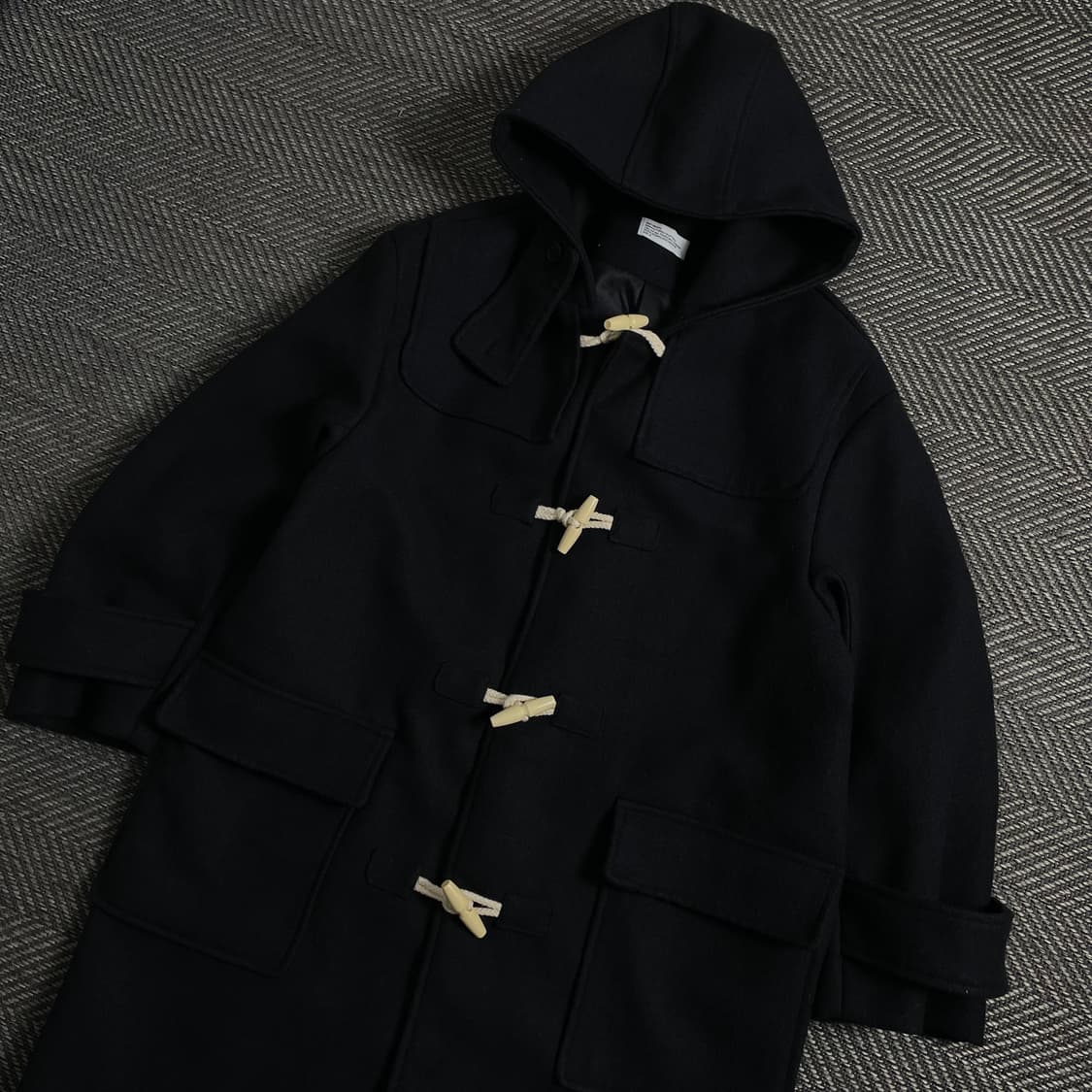 파르티멘토 미니멀 오버핏 더플 후드 롱코트y 4143 상품이미지1