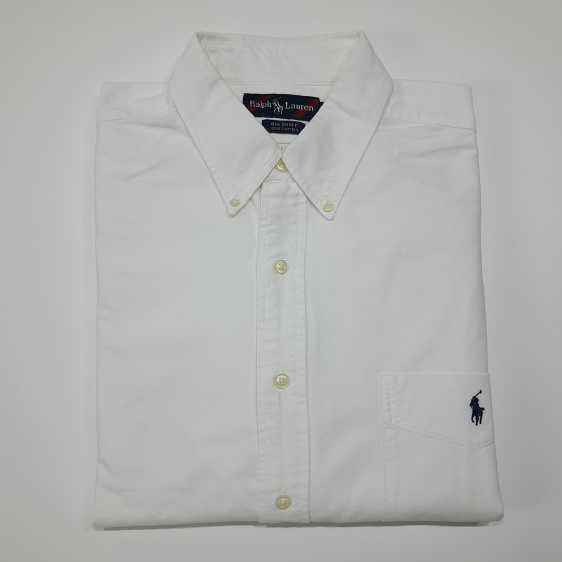 CL924 XL 폴로 90s 빅셔츠 화이트 셔츠 남방 상품이미지7