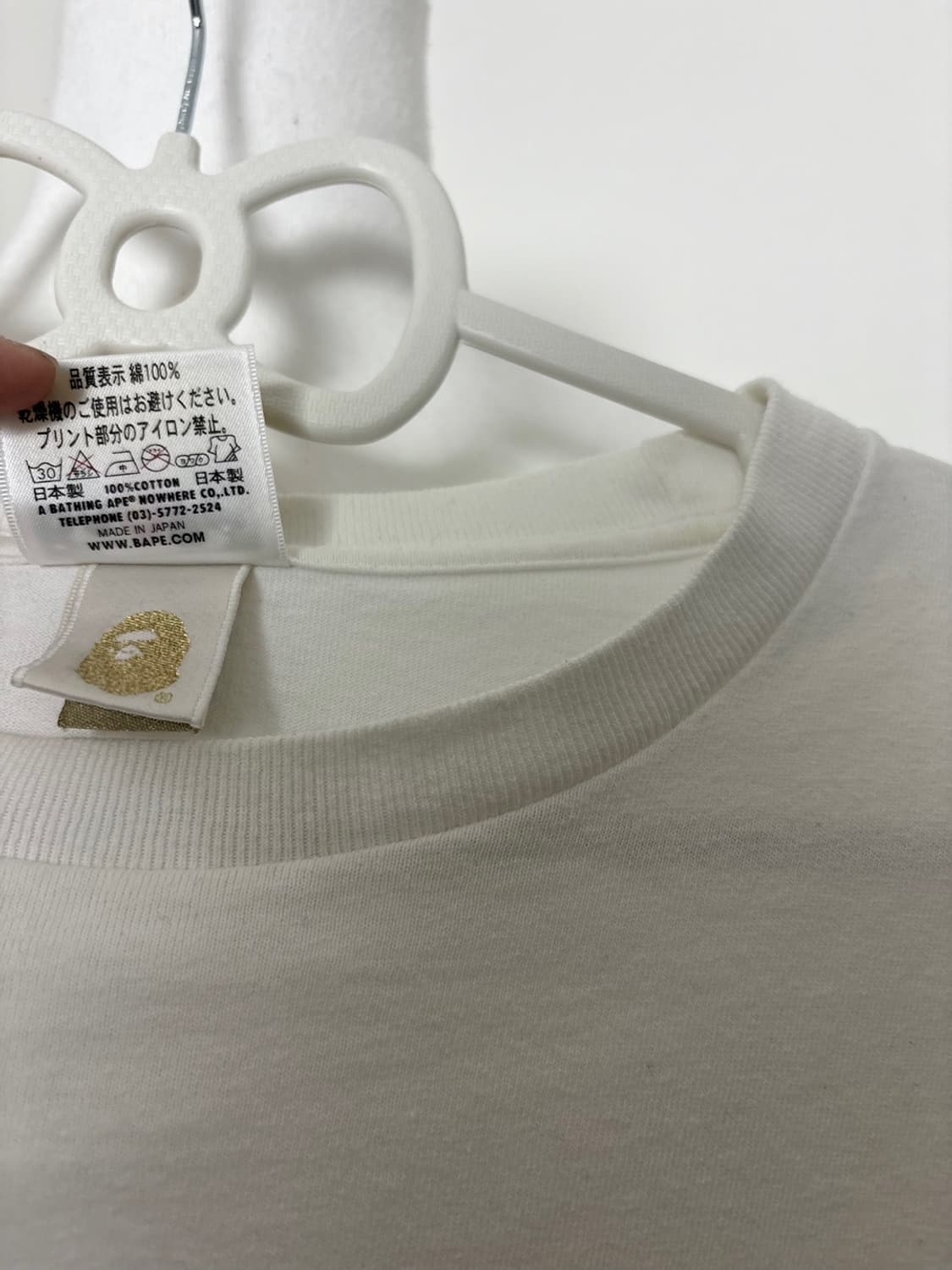 베이프 스투시 콜라보 롱슬리브 상품이미지5