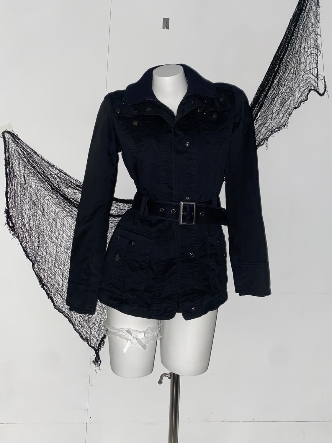 ꒰ঌ 하이넥 오네갸루 펑크 자켓 ໒꒱ 상품이미지1