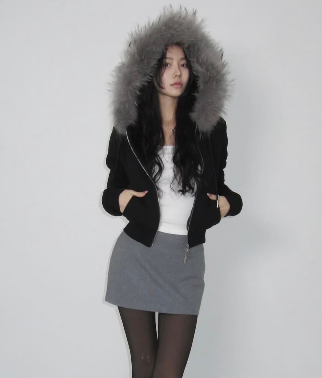페일제이드 울프죠 후드집업 상품이미지2
