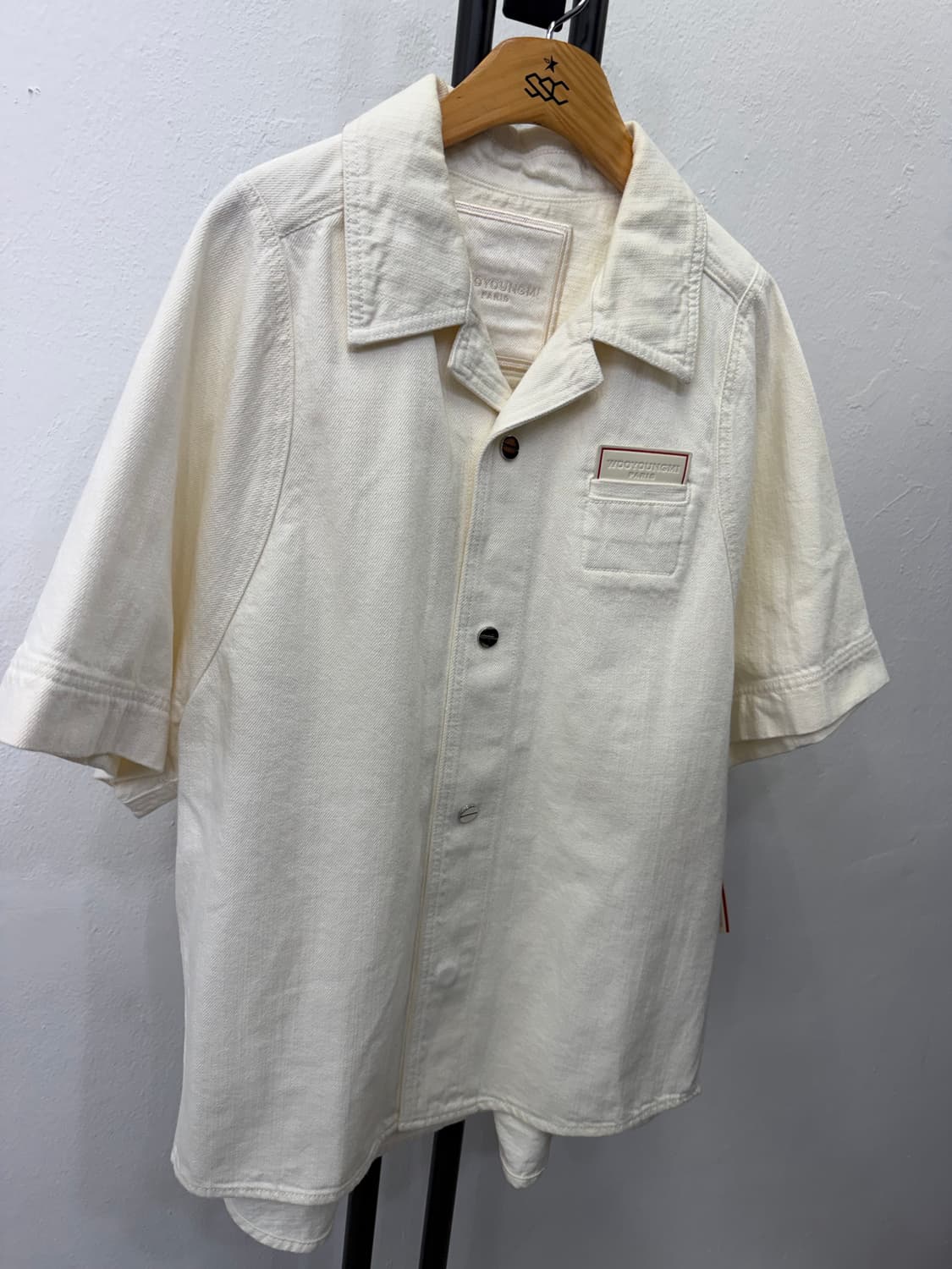 정품) 우영미 파리 남성 오버사이즈 데님 셔츠자켓 95 상품이미지2