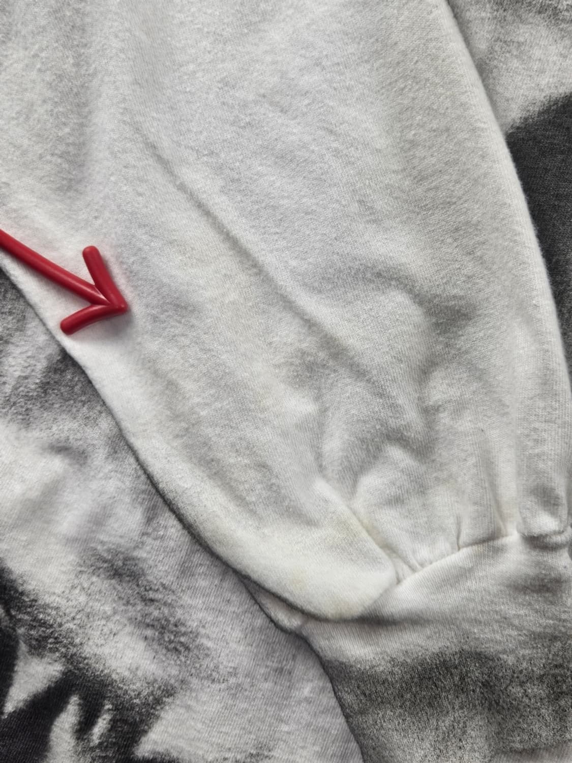 90's USA HANES 커스텀 싱글스티치 롱슬리브( L )/11425 상품이미지6