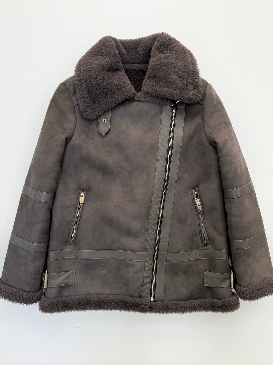 라이더핏 무스탕 자켓 상품이미지1