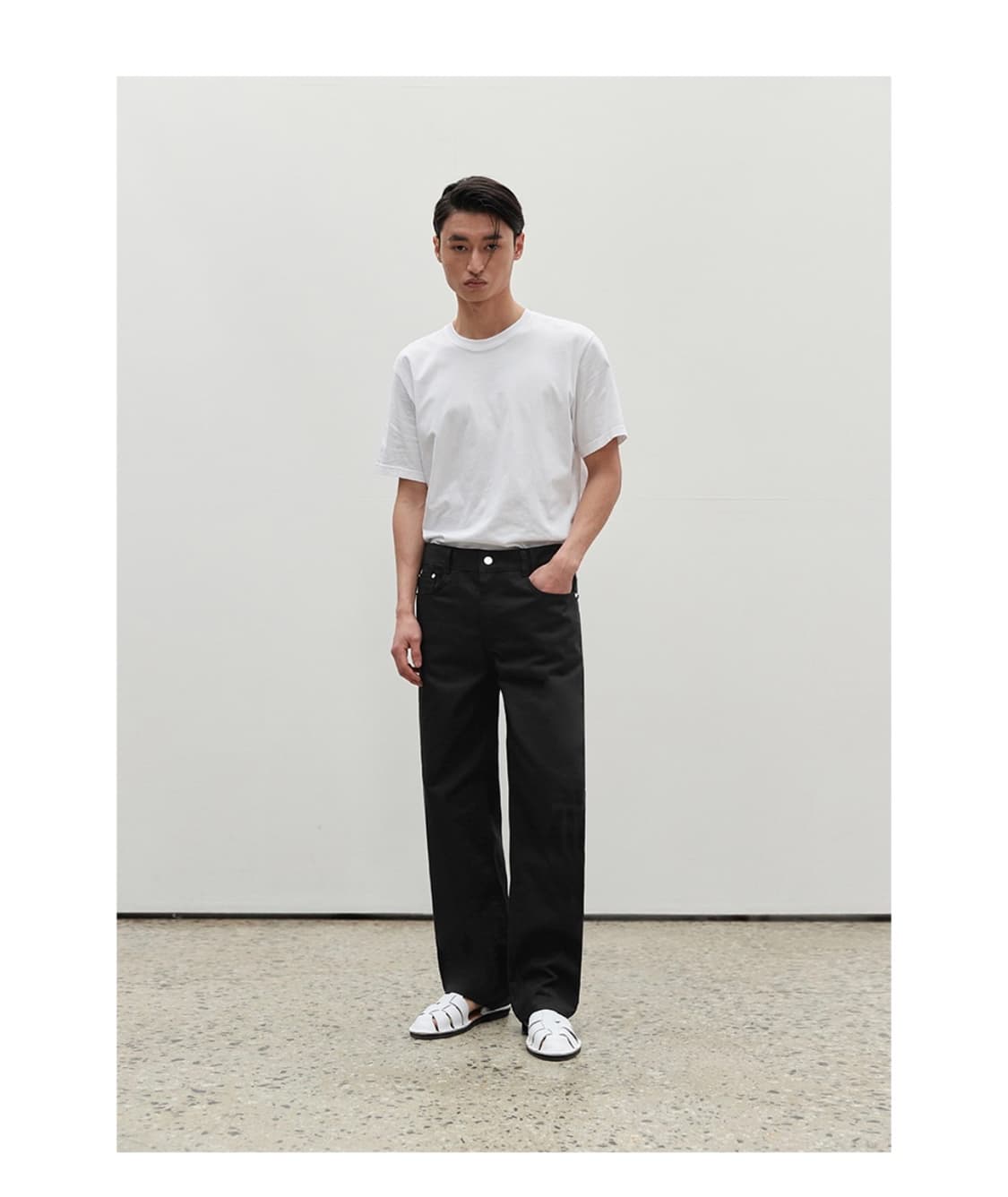 Dawn Semi Wide Jeans Black 26 size [새상품] 상품이미지2