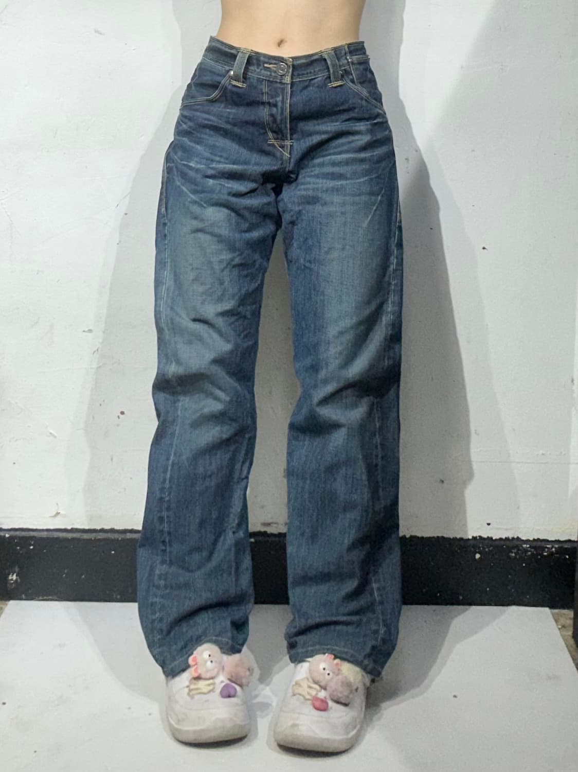 리바이스 중청 엔지니어드 와이드 데님 청바지 32 상품이미지2