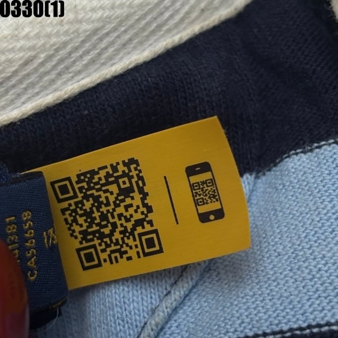 폴로 스트라이프 카라티 남색 하늘 네이비 상품이미지4