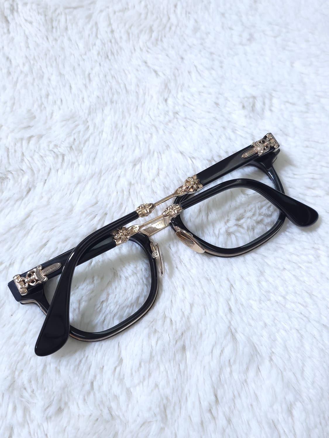 [OS] 크롬하츠 덕버터 안경 블랙 골드 상품이미지4