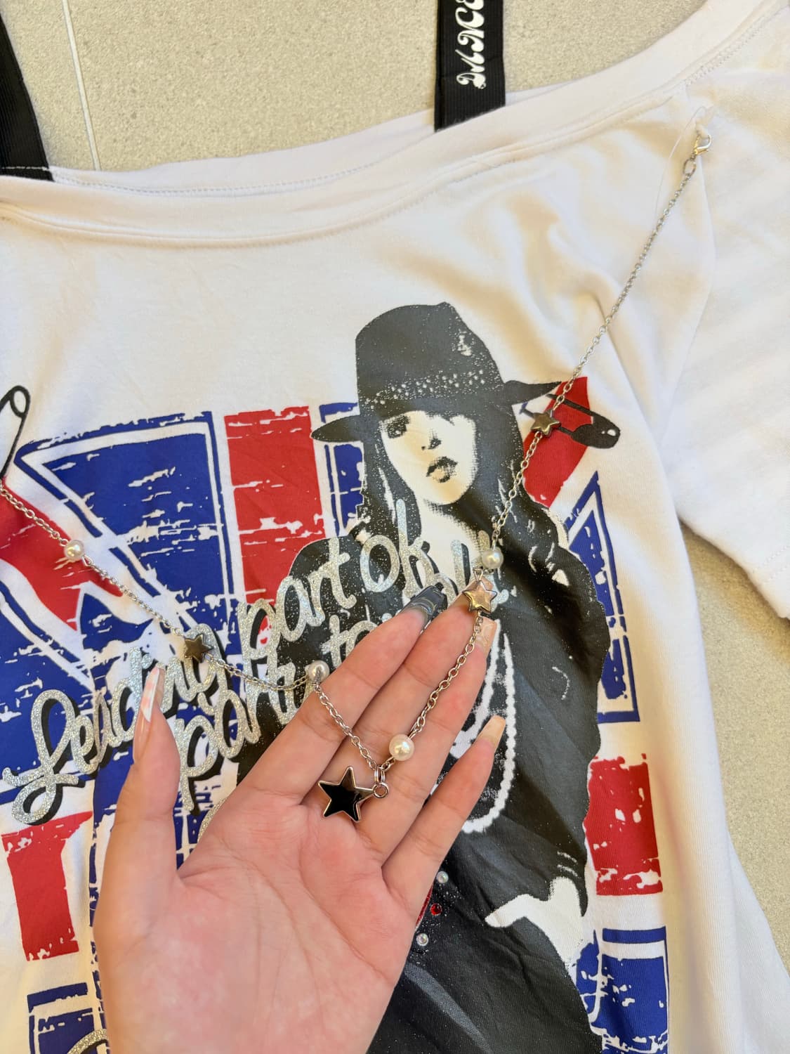 오프숄더 레이어드 롱슬리브 상품이미지3