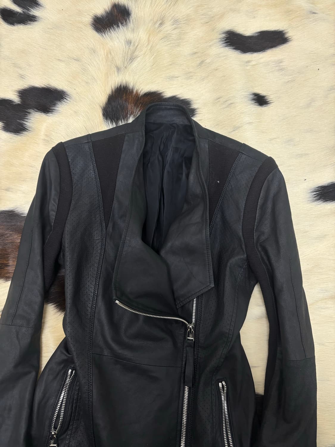 aesthetic Side Zip Draped Slim Fit Sheep 상품이미지6