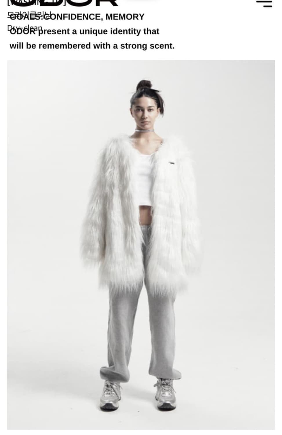 오도어 퍼자켓 블랙색상 상품이미지1