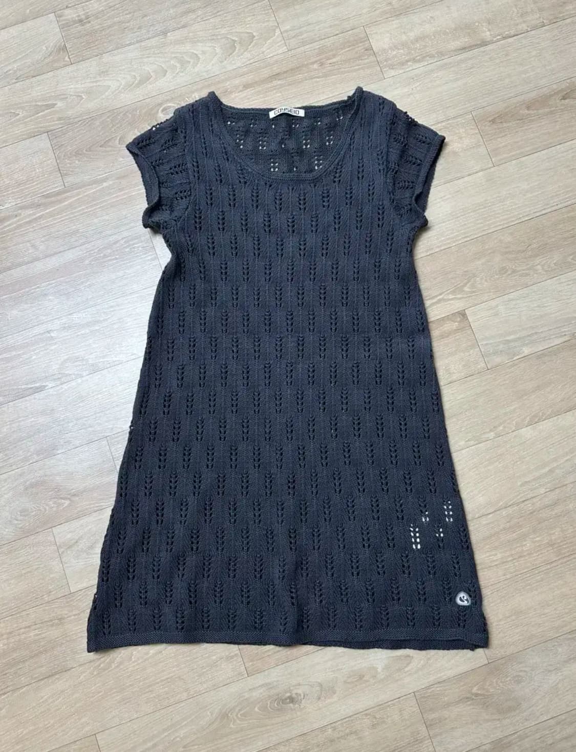 Coyseio SCASI KNIT ONE PIECE CHARCOAL 상품이미지2