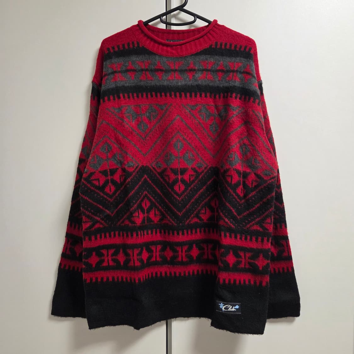 Club 나바호패턴 울혼방 니트 스웨터 L(100) 상품이미지1