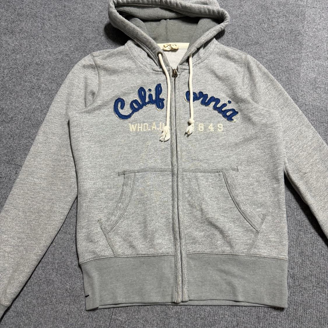 슬림핏 후아유 그레이 후드집업 m 상품이미지2