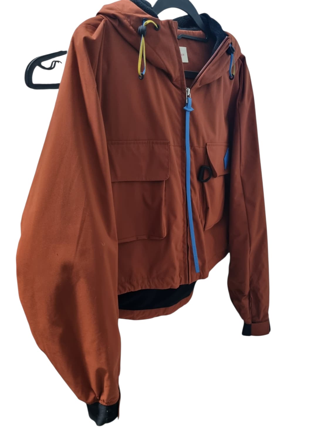 HEH 핸즈아이즈하트 브라운 후드 숏 자켓 상품이미지3