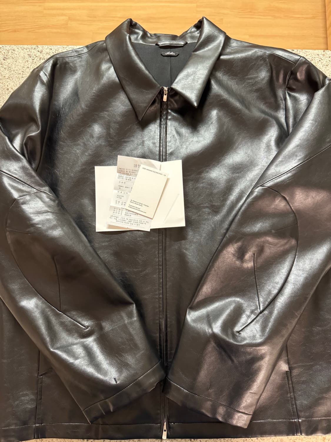 PAF 카바레 레더자켓 XL 상품이미지1