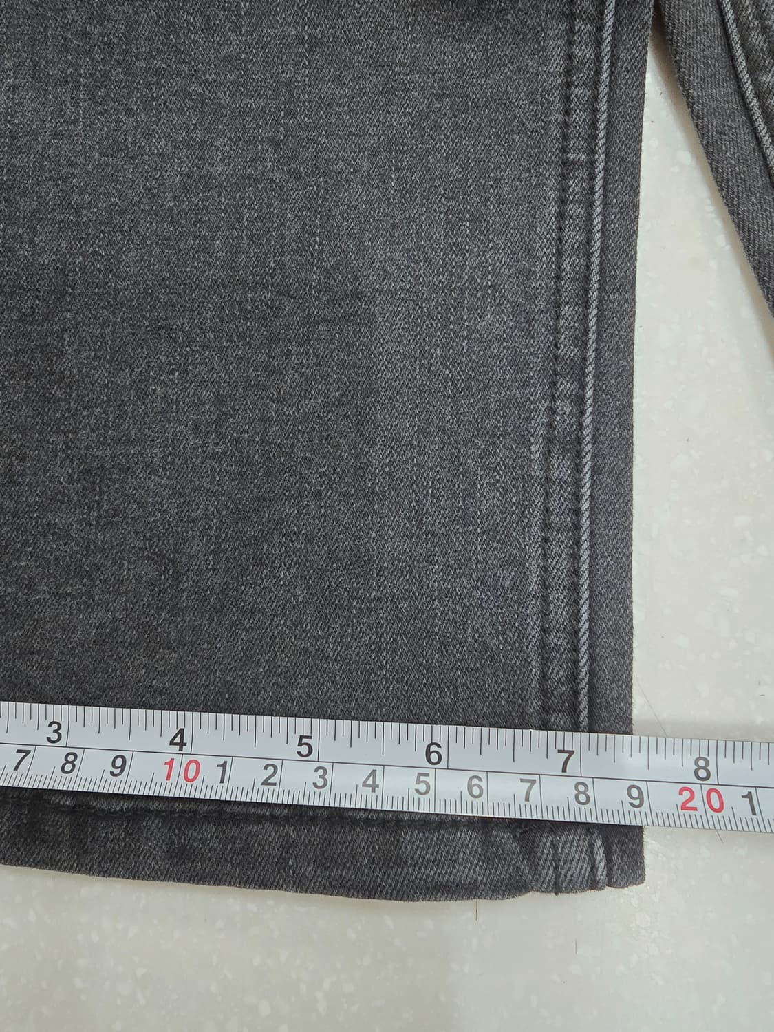 인스턴트펑크 블랙 데님 팬츠 스트레이트진 상품이미지5