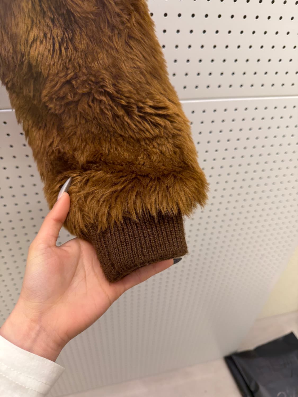 스위트디그리즈 브라운 퍼 집업 자켓 U899 상품이미지4