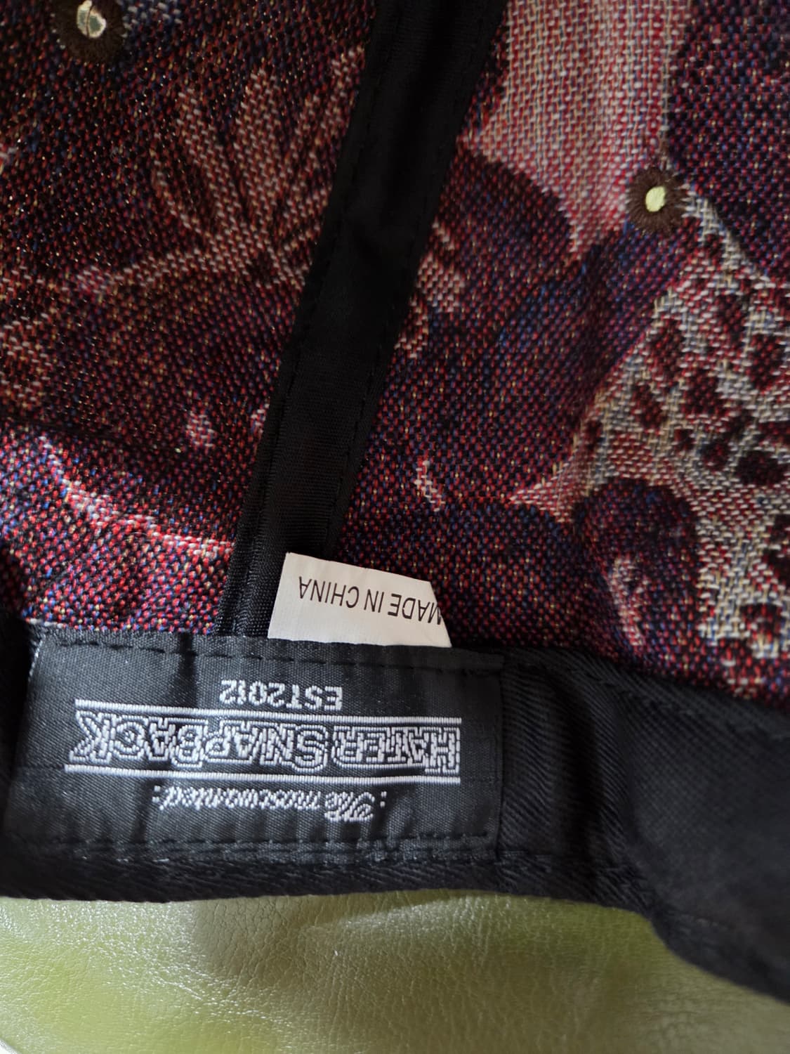 새상품 HATER SNAPBAC 스냅백모자-테디베어 상품이미지4