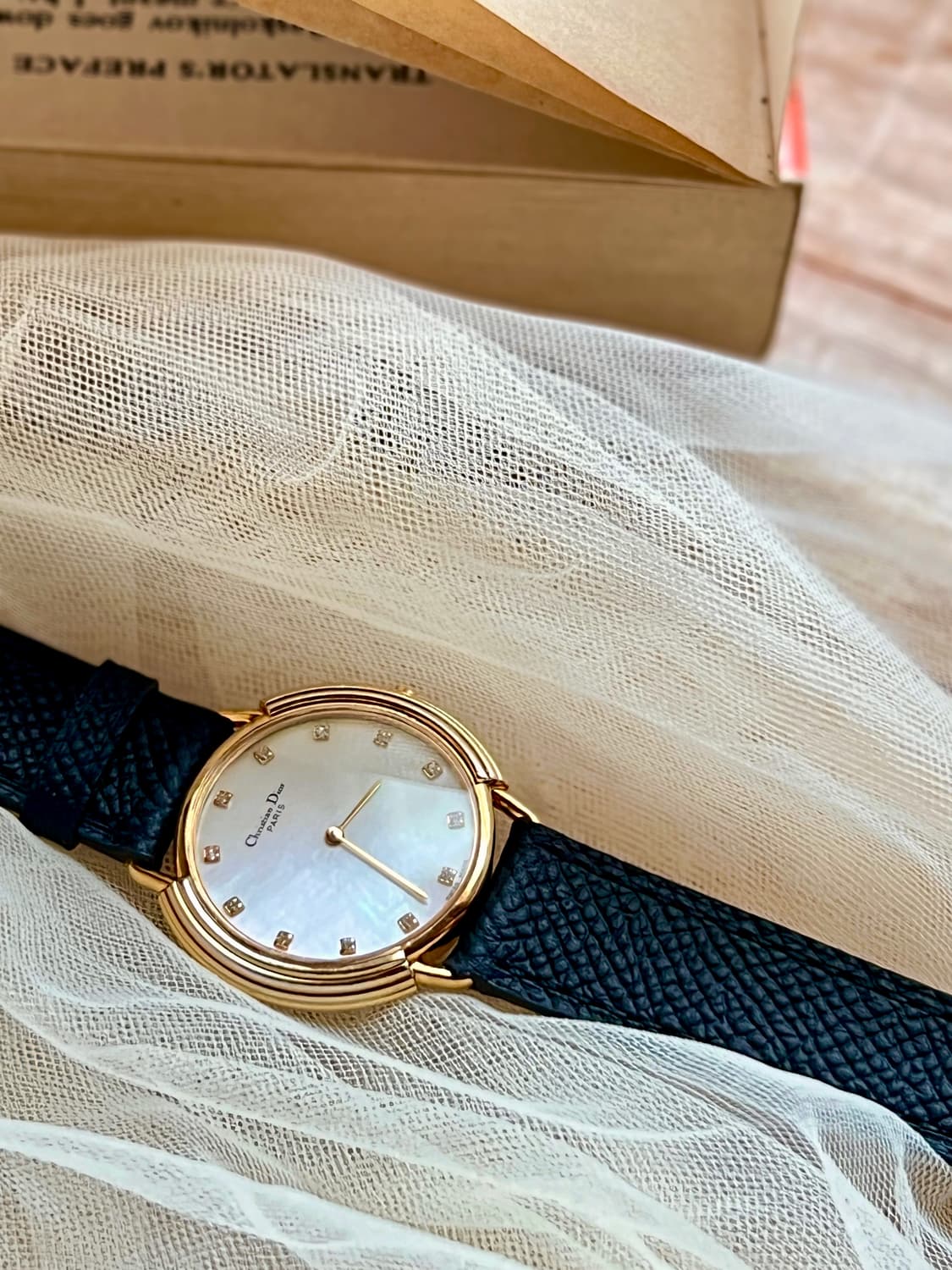 디올 12p스 톤 쉘 다이얼 시계 / 정품감정. 케어 상품이미지7