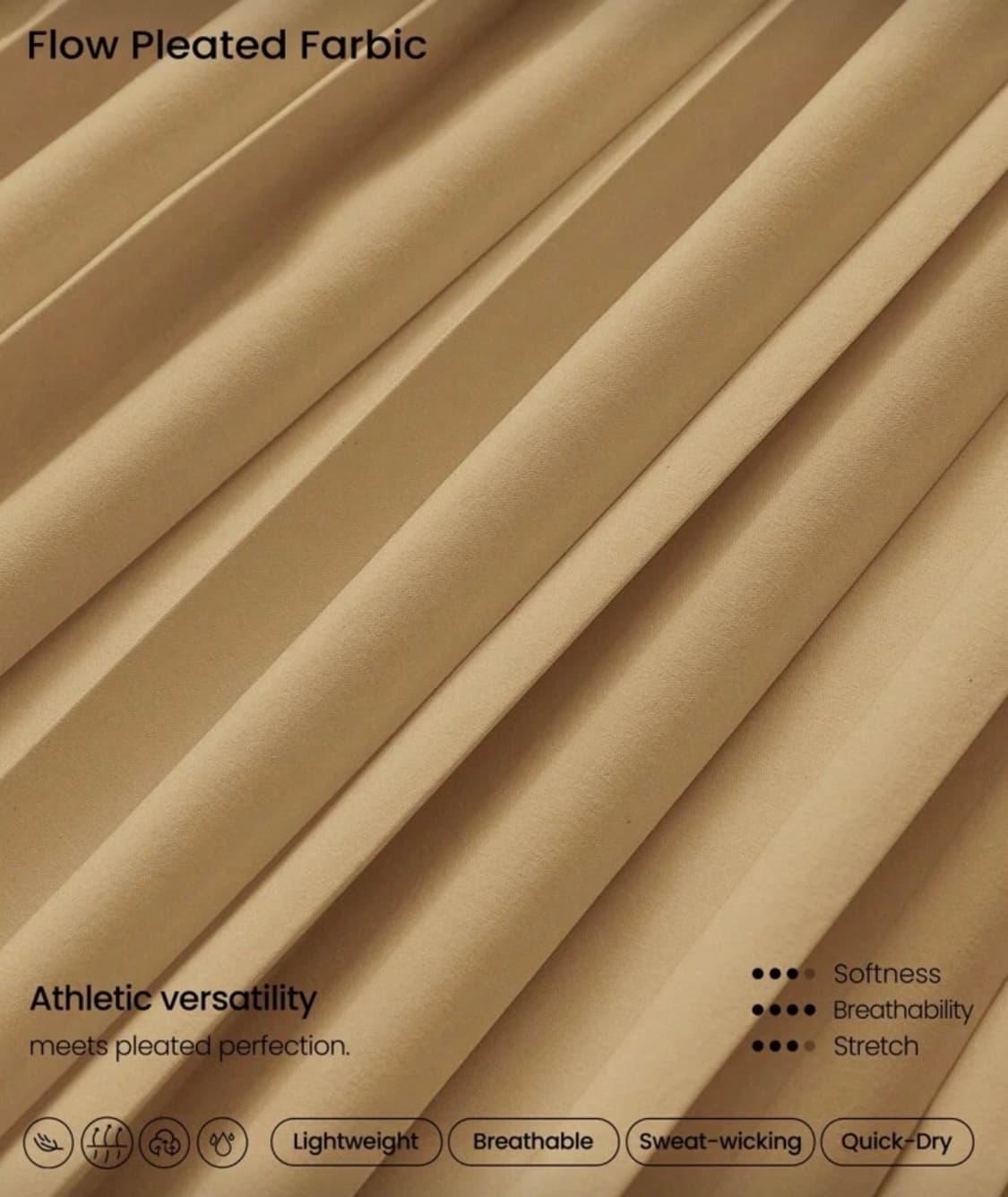 플리츠 스커트 M 상품이미지6