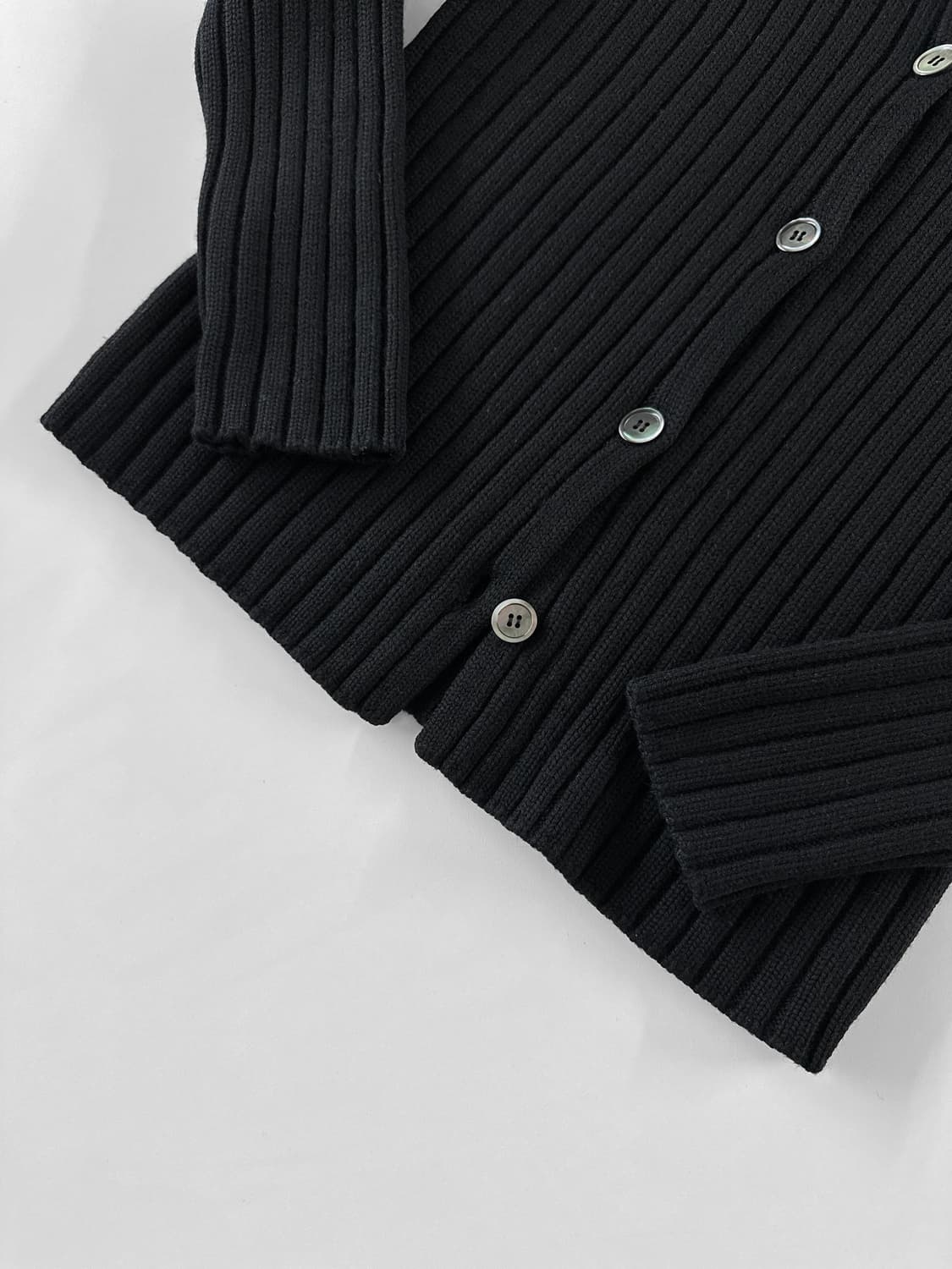 90~00s 빈티지 헬무트 랭 리브 니트 하이넥 가디건 상품이미지8