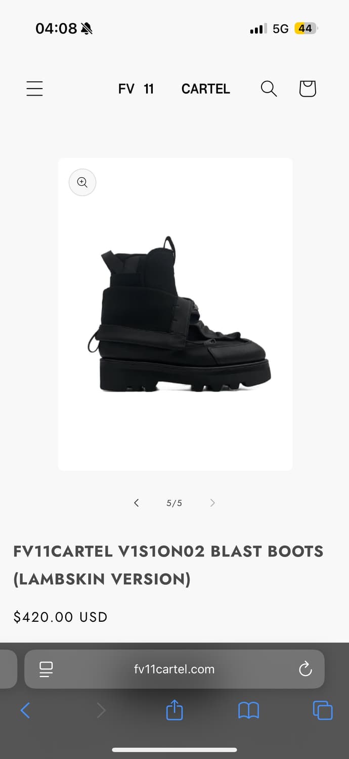 FV11CARTEL BLAST BOOTS (LAMSKIN) 상품이미지3