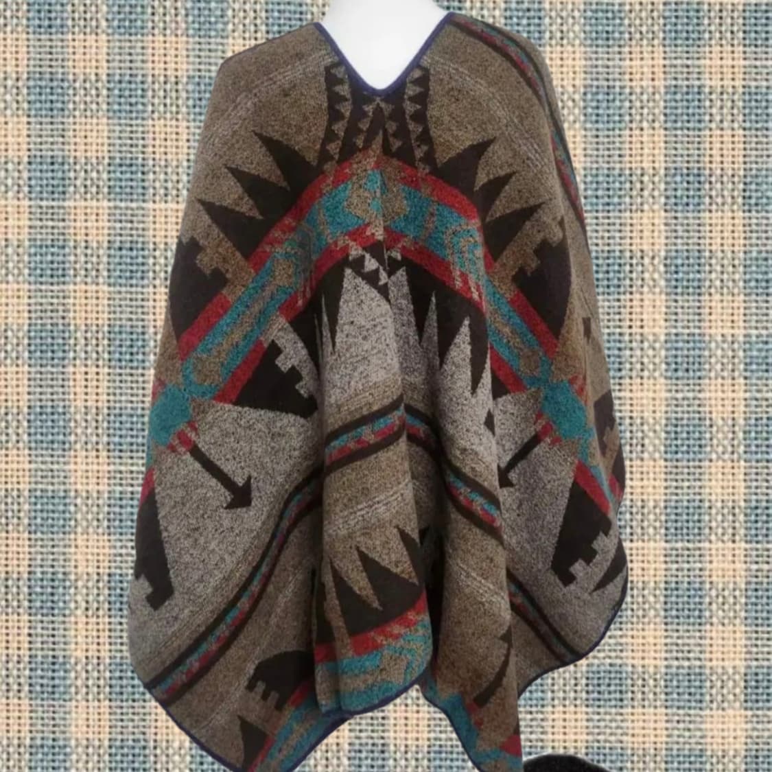 빈티지 에스닉 보헤미안 히피 판초 캠핑 상품이미지2