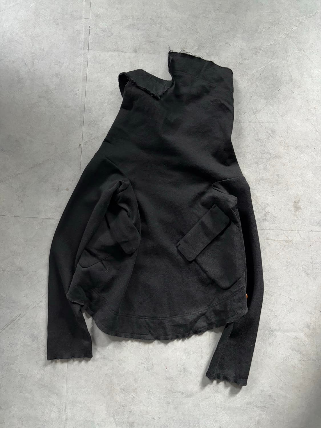 Comme des Garcons 꼼데가르송 블랙 울 카라 가디건 상품이미지10