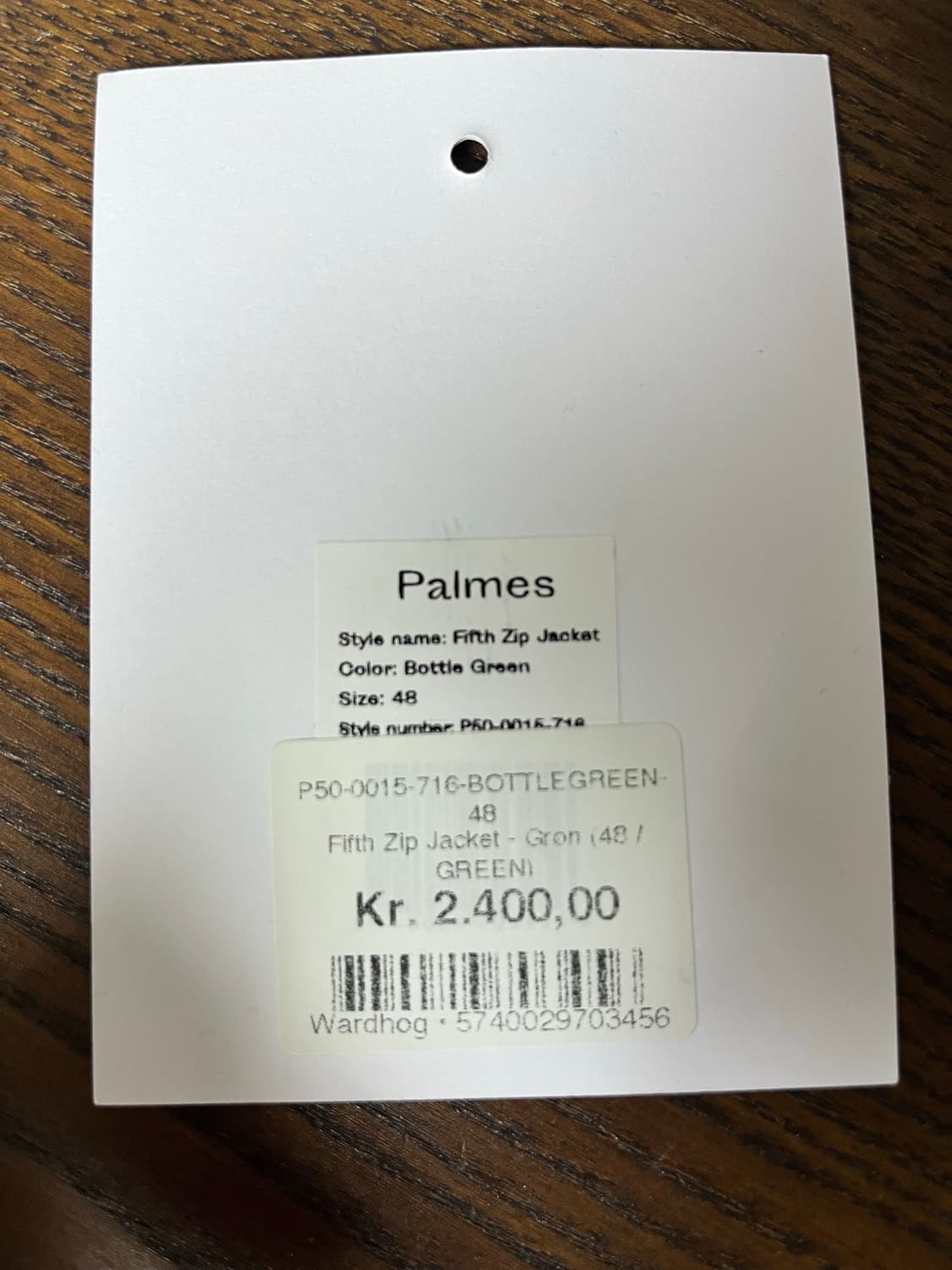 팜즈(Palmes) 워크 자켓  그린 / 48사이즈 상품이미지9