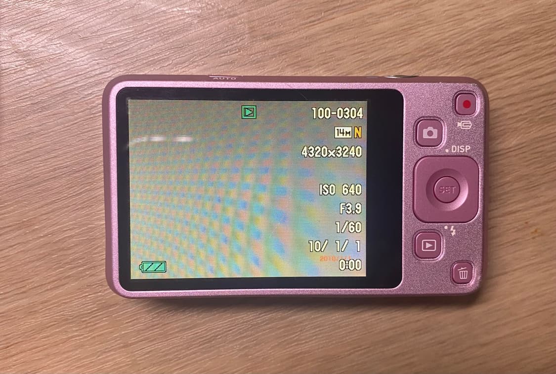 풀박) 카시오 엑슬림 casio exilim z800 핑크 디카 상품이미지9