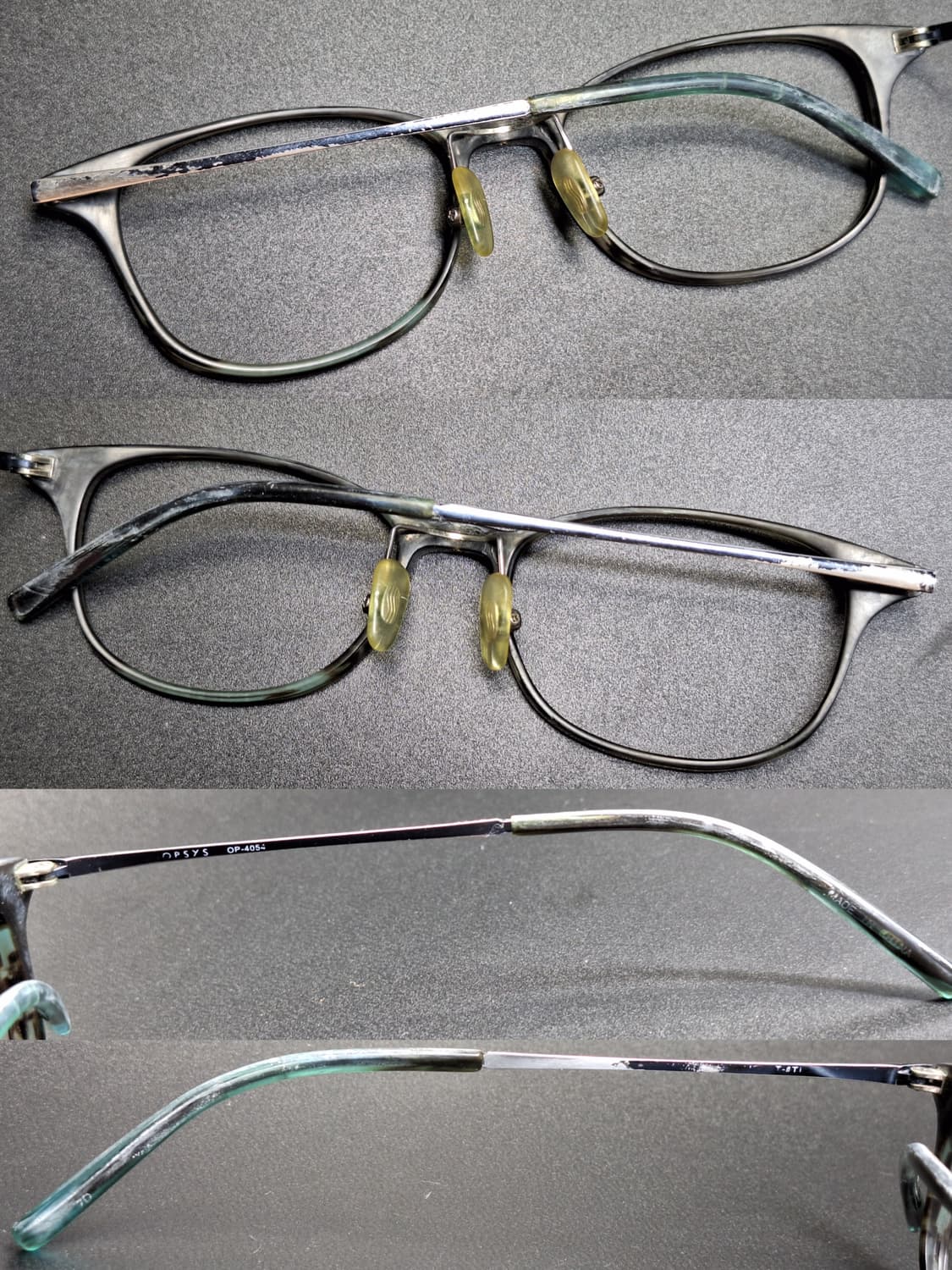 00s 일본 하우스 브랜드 OPSYS OP-4054 베타 티타늄 안경테  상품이미지2
