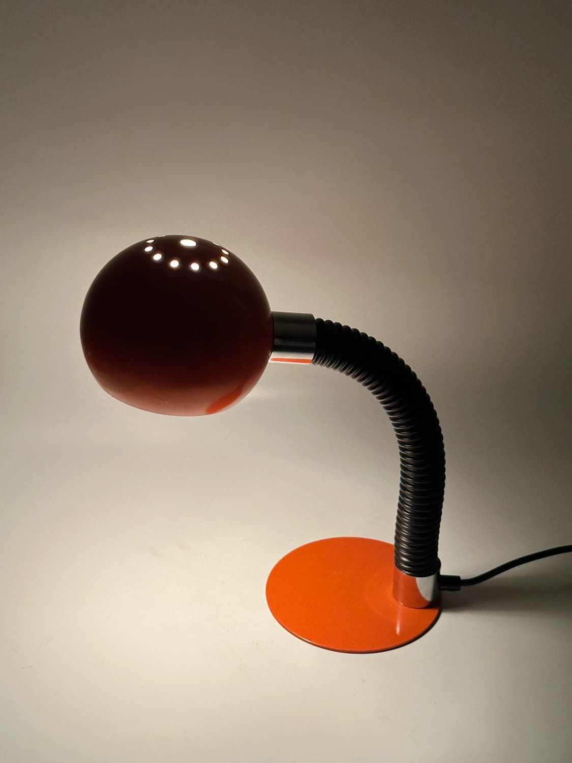 80’s 독일 스페이스 에이지 빈티지 테이블 구스넥 조명 미드센츄리 상품이미지8