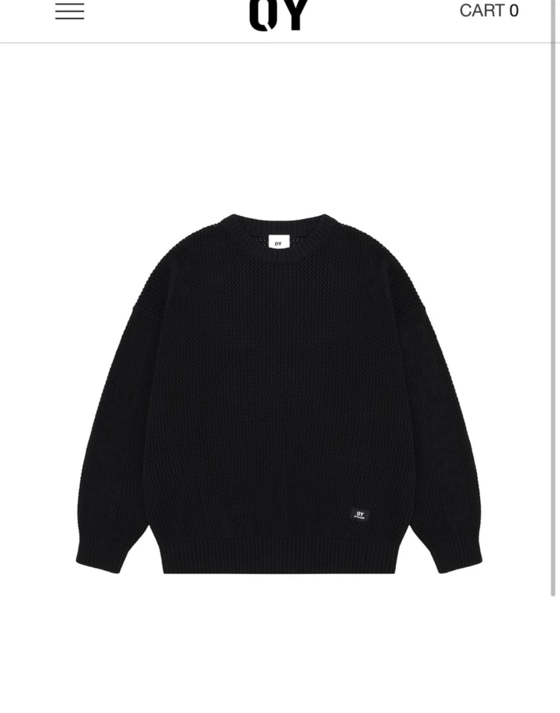 OY 매쉬 오픈 니트 상품이미지8