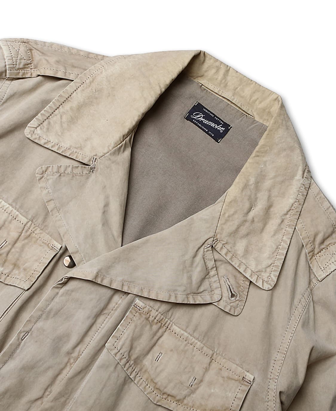 드루모어 [Drumohr] 가먼트 빈티지 이태리 필드 자켓 이탈리아 야상 상품이미지2