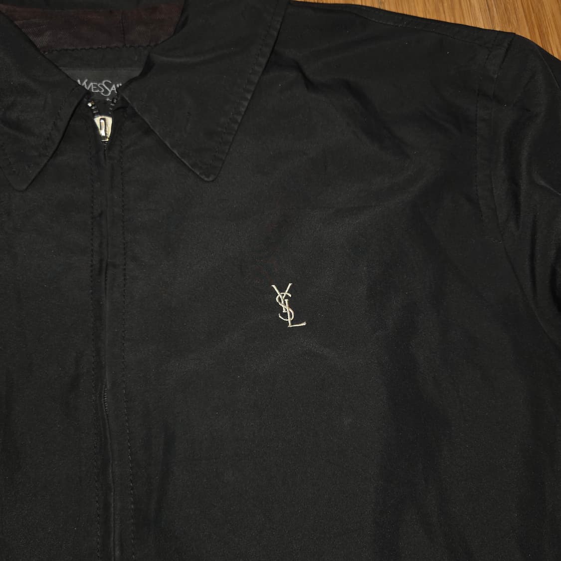 YSL 입생로랑 왁스 블루종 자켓 (실XL)
 상품이미지2